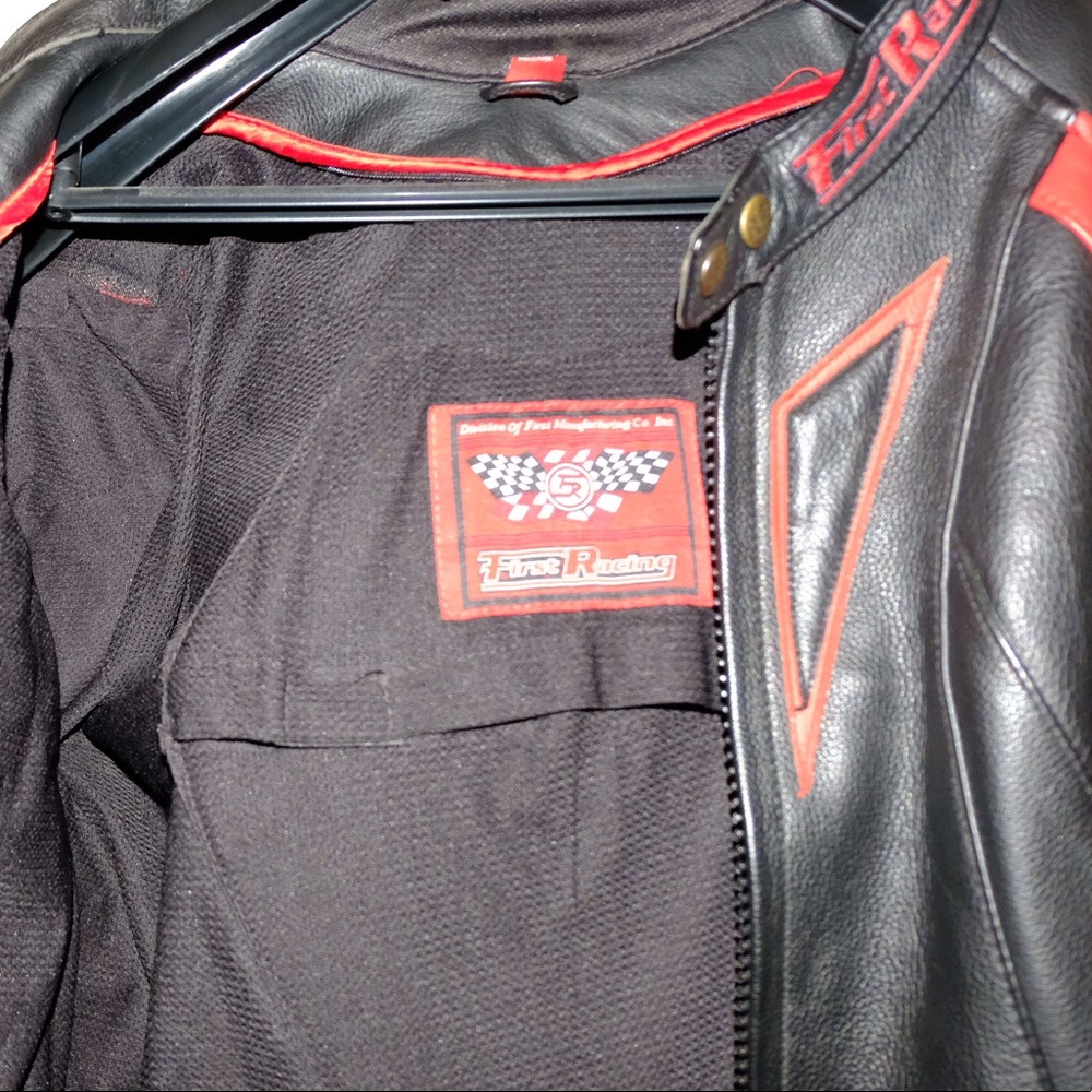 First Racing 100% Leather Jacket - Picture 5 of 7